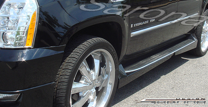 Custom Cadillac Escalade esv Side Skirts  SUV/SAV/Crossover (2007 - 2011) - $590.00 (Part #CD-009-SS)